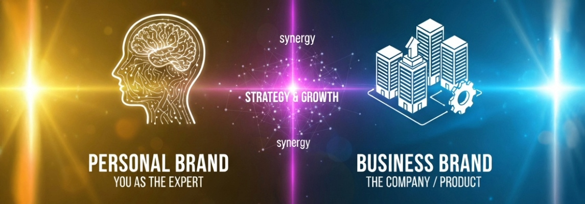 Personal Brand vs Business Brand When to Invest in Each (or Both)