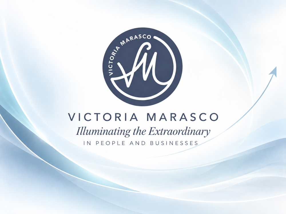 Victoria Marasco personal brand graphic